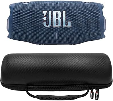 JBL Charge 6 Waterproof Portable Speaker Bundle with gSport Carbon Fiber Case (Blue) - Amazon.ae Price Tracker