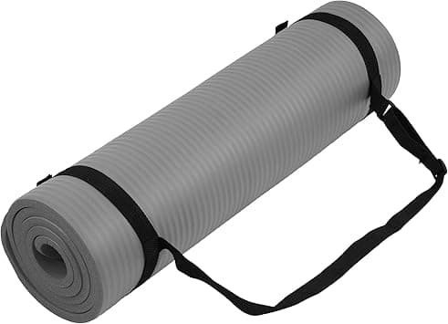 Signature Fitness All Purpose 1/2-Inch Extra Thick High Density Anti-Tear Exercise Yoga Mat with Carrying Strap with Optional Yoga Blocks, Multiple Colors - Amazon.ae Price Tracker