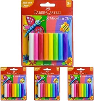 Faber-Castell Modeling Clay Set/8-100g BL (Pack of 4) - Amazon.ae Price Tracker