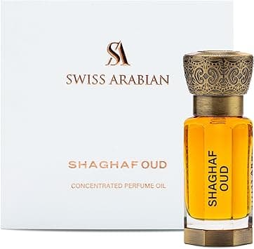 Swiss Arabian Shaghaf Oud Concentrated Perfume Oil, 12ml, Premium Quality Perfume Oil, Women and Men’s Fragrance, Rose, Saffron, Vanilla, Luxurious Blend Perfumes for Men and Women - Amazon.ae Price Tracker