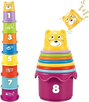 Baby Stacking Nesting Cups Toys, Montessori Toys for 1 Year Old, Color Shape Sensory Toys, Boys & Girls Gifts for Toddlers - Amazon.ae Price Tracker