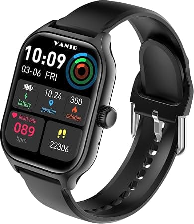 VANIR 2.01" Smart Watch for Women and Men, Bluetooth Calling Smartwatch, Touchscreen Fitness Tracker with Step Counter, Message & Call Alerts, IP68 Water-Resistant Activity Tracker for Android iOS - Amazon.ae Price Tracker