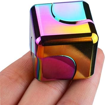 Fidget Spinner Toys Cube Adults, Easter Basket Stuffers for Teens Metal EDC Cool Desk Gadgets Office Toys Small Anxiety Figette Sensory Toy, ADHD Tool Fingears Figet Stress Valentine Gift for Boys - Amazon.ae Price Tracker