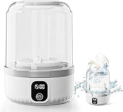 Underwear Washer, Upgrade Mini Portable Washing Machine Rechargeable Underwear Washing Machine Deep Cleans Small Clothes for Apartment, Dorm, RV, Travel & Hotel Use - Amazon.ae Price Tracker