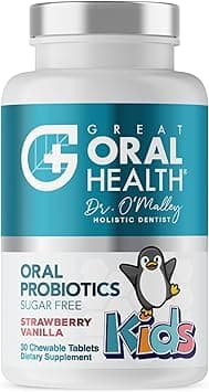 Great Oral Health Childrens Probiotics – Care Probiotic for Kids Cavity Prevention & Bad Breath Treatment Supplement w/BLIS K12 M18 Mouth & Gum Dentist Formulated 30 Lozenge Strawberry –eBook Included - Amazon.ae Price Tracker