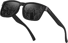 Sunglasses Mens Polarized Square Sun Glasses UV400 Shades for Men Womens Driving Travel Classic Sunglasses - Amazon.ae Price Tracker