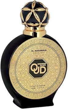 Haramain Black Oud Extrait de Parfum 100ml (3.33oz) | Oriental Woody Unisex Luxury Perfume with Oud, Cardamom & Amber | Long Lasting Arabic Fragrance for Men & Women - Amazon.ae Price Tracker