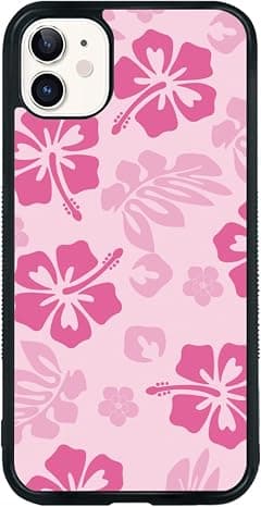 FANXI Pink Hibiscus Phone Case Compatible with iPhone 11 6.1 Inch - Shockproof Protective TPU Cute Flower Printed Phone Case Designed for iPhone 11 Case for Men Women Girls - Amazon.ae Price Tracker