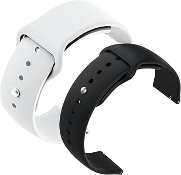 YODI New Accessories Silicone 22MM Original Strap Belt Band for REALME Watch 2 PRO (Set of 2 Color) Combo Pack (Smart Watch NOT Included) (White-Black) - Amazon.ae Price Tracker