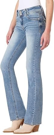 WallFlower Women's Junior Denim Luscious Curvy Bootcut Jean - Amazon.ae Price Tracker