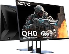 KTC 27 Inch QHD Gaming Monitor, 2K 180Hz 1ms Fast IPS Computer Monitor, HDR 1440P with Adaptive Sync, HDMI Displayport, Tilt Adjustment, VESA Compatible,H27T22C - Amazon.ae Price Tracker