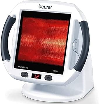Beurer IL50 Infrared Heat Lamp, Soothing Heat For Colds And Muscle Tension, Infrared Light Therapy with 300 watts, Improves Blood Circulation, 100% UV Blocker, Medical Device - Amazon.ae Price Tracker