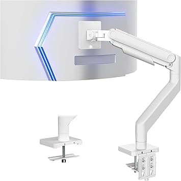 VIVO Heavy Duty Aluminum Monitor Tension Arm Premium Desk Mount Stand, Up to 49 inch Screens, White, STAND-V101VW - Amazon.ae Price Tracker