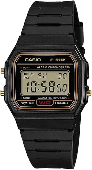 Casio Digital Watch With Resin Strap, Black, F91Wg-9Qdf - Amazon.ae Price Tracker