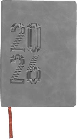 STOBOK 2026 Daily Weekly Calendar Planner Notebook with Bookmarks Academic Time Management Organizer for Diary Journal Agenda Grey - Amazon.ae Price Tracker