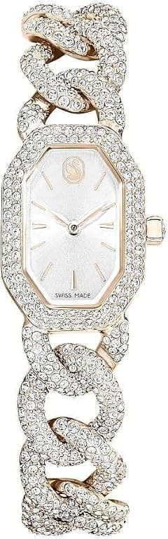 Swarovski Dextera Stainless Steel Swiss Watch with Crystal Bracelet for Women, White/Rose Gold - Amazon.ae Price Tracker