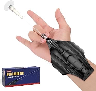 Web Launcher String Shooters Toy Upgrade 2.0, Cool Gadgets Spider Real Silk Superhero Role-Play Cool Stuff Fun Toys Great for Men and Teens (Black) - Amazon.ae Price Tracker