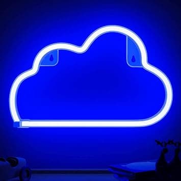 Blue Neon Light,Led Cloud Sign Shaped Decor Light,Wall For Party (Blue) - Amazon.ae Price Tracker