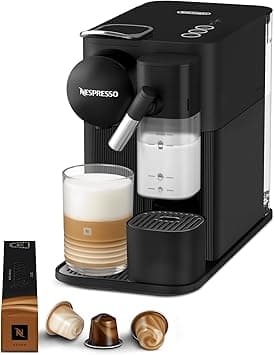 Nespresso De'Longhi Lattissima One Evo Automatic Coffee Maker, Single-Serve Capsule Coffee Machine, Automatic Frothed Milk, Cappuccino And Latte, EN510.B, 1450W, Shadow Black - Amazon.ae Price Tracker