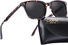 CARFIA Acetate Polarized Sunglasses for Women Small Face - AntiGlare UV400 Protection CA5354C - Amazon.ae Price Tracker