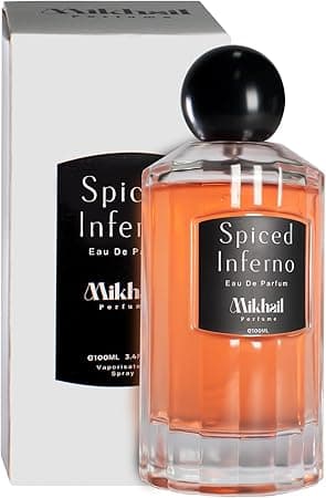Spiced Inferno by MIKHAIL – Eau de Parfum for Men 100ml | Bold & Fiery Scent with Woody & Spicy Notes | Long-Lasting, Sophisticated Perfume for Day & Evening Wear - Amazon.ae Price Tracker