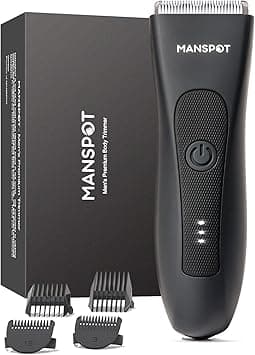 MANSPOT Trimmers for Men - Electric Body Hair Trimmer, Groin Ball Trimmer Pubic Shaver for Men,Kit with 4 Guard,Replaceable Ceramic Blade Heads,Wet/Dry Electric Shavers,90 Minutes Shaving Machine - Amazon.ae Price Tracker