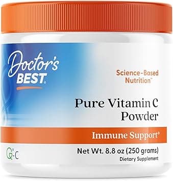 Doctor's Best Vitamin C Powder with Quali-C, Healthy Immune System, Brain, Eyes, Heart and Circulation, Joints, Sourced from Scotland, 250G, 8.8 Ounce (Pack of 1) - Amazon.ae Price Tracker