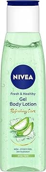NIVEA Aloe Vera Gel Body lotion, Refreshing Care for 24H hydration, Non-Sticky & fast absorbing Body lotion for fresh and healthy skin, 75 ml - Amazon.ae Price Tracker