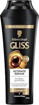 Gliss Kur Shampoo Ultimate Repair (250 ml), Hair Shampoo for Heavily Damaged Hair, Keratin Shampoo Repairs Hair Damage and Replenishes Keratin Stock - Amazon.ae Price Tracker