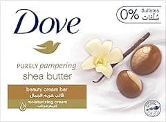 Dove Pampering Beauty Cream Soap Bar, for all skin types, Shea Butter & Vanilla with ¼ moisturizing cream, 160g - Amazon.ae Price Tracker