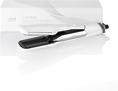 ghd Duet Style ― 2-in-1 Flat Iron Hair Straightener + Hair Dryer, Hot Air Styler to Transform Hair from Wet to Styled ― White - Amazon.ae Price Tracker