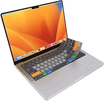 JCPal MacOS Shortcut Guide Keyboard Cover for Apple MacBook Pro 14 inch and MacBook Pro 16 inch (M1-M4 Models) and MacBook Air 13 inch and MacBook Air 15 inch (M2/M3 Models) (US-Layout) - Amazon.ae Price Tracker