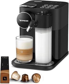 Nespresso Gran Lattissima Coffee Machine by De'Longhi for Original Coffee Pods, Latte, Cappuccino, Integrated Milk Frother, Starter Capsule Set Included, EN640.B, Black - Amazon.ae Price Tracker