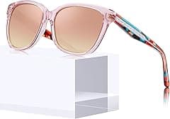 CARFIA Square Polarized Sunglasses for Women UV Protection, Italian Design Retro Embossed Pattern Wire Core Driving Shades - Amazon.ae Price Tracker