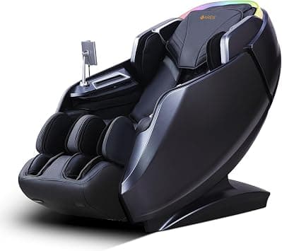 ARES iHealth 4D Massage Chair Electric with Smart Health Technology, SL-Track, 360° Airbag Compression, Bluetooth Speakers, Wireless Charger, Voice Control, Black Gray - Amazon.ae Price Tracker