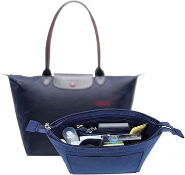 Lckaey Bag Organizer for le pliage tote large organizer insert Handbags Folding Tote Bag Inside 1014navyblue-L - Amazon.ae Price Tracker