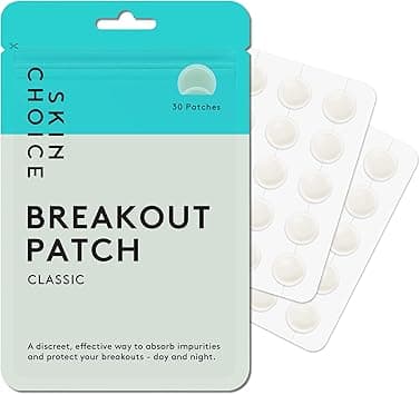 SkinChoice Breakout Patch Classic - Pack of 30 - Hydrocolloid Pimple Patches - Vegan, Fragrance-free, Gluten-free, Latex-free, Parabens-free, Sulfates-free, Cruelty-free for Face and Body - Amazon.ae Price Tracker