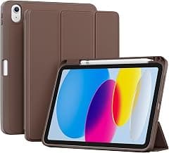 ProCase for iPad A16 11th/10th Generation Case with Pencil Holder -Brown | 11 Inch 2025/10.9 Inch 2022, a16 iPad Case 11 10 Gen Cover with Pen Holer, Hybrid Soft TPU Back, Touch ID, Auto Wake/Sleep - Amazon.ae Price Tracker