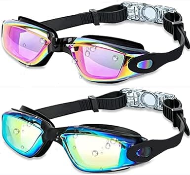 Kids Swim Goggles, Pack of 2 Swimming Goggles for Kids Children Boys & Girls Teens Age 3-18 - Amazon.ae Price Tracker