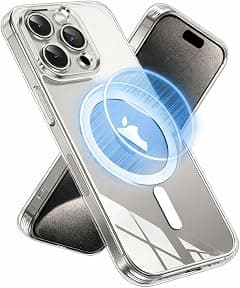 BGAB for iPhone 15 Pro Case – Clear MagSafe Compatible, Action Button, Anti-Yellowing, Shockproof Slim Cover | Transparent Magnetic Phone Case for iPhone 15 Pro - Amazon.ae Price Tracker