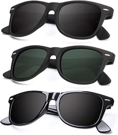 Mens Polarized Sunglasses for Women Semi Rimless Frame Driving Sun glasses:100% UV Blocking - Amazon.ae Price Tracker