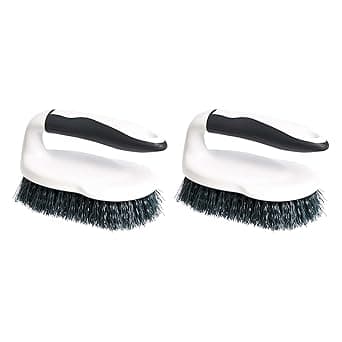 Amazon Basics All Purpose Rectangular Scrub Brush, 2-pack, White & Black (Previously AmazonCommercial brand) - Amazon.ae Price Tracker
