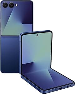 Samsung Galaxy Z Flip7 Cell Phone, 512GB AI Smartphone, Unlocked Android, Long Battery Life, 2025, Blue Shadow (International Version) - Amazon.ae Price Tracker