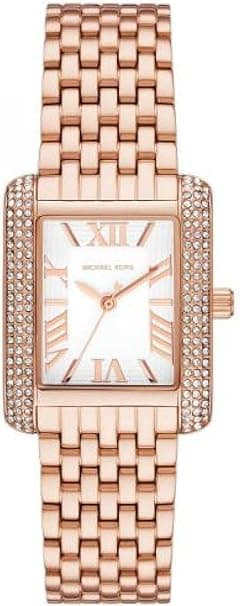 Michael Kors Emery Women's Watch, Quartz Movement with Stainless steel or Leather strap - Amazon.ae Price Tracker