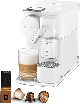 Nespresso De'Longhi Lattissima One Evo Automatic Coffee Maker, Single-Serve Capsule Coffee Machine, Automatic Frothed Milk, Cappuccino And Latte, EN510.W, 1450W, White - Amazon.ae Price Tracker