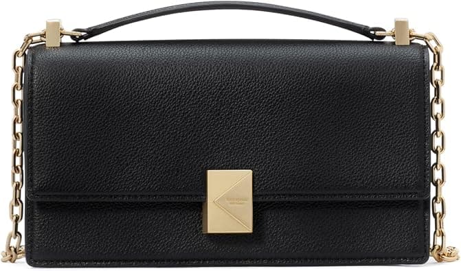 Kate Spade New York Womens Deco Pebbled Leather Mini Flap Chain Crossbody Crossbody - Amazon.ae Price Tracker