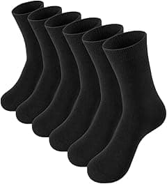 6 Pairs Kids Socks for Boys Girls Crew Dress Athletic Socks Soft Breathable Childrens School Uniform Sock - Amazon.ae Price Tracker