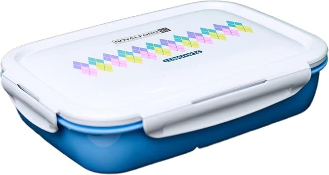 Royalford Air Tight Lunch Box Compact Leak Proof & Airtight Lid Rectangular Food Storage Container, Durable, Non Toxic Dishwasher & Freezer Safe, Assorted Colors - Amazon.ae Price Tracker