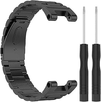 Eacam Watch Band Compatible with Huami Amazfit T-Rex T-Rex Pro Watch Strap Replacement Band for Huami Series Metal Wrist Bands - Amazon.ae Price Tracker