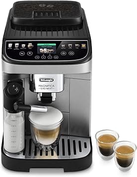 De'Longhi Magnifica Evo Next ECAM312.80.SB, Automatic Coffee Machine With Automatic Milk Frother, Bean for Cup and CappuccinoMachine with Intuitive Touch Screen, Silver/Black(Amazon Exclusive) - Amazon.ae Price Tracker